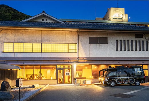 写真:シャトルバス乗り場