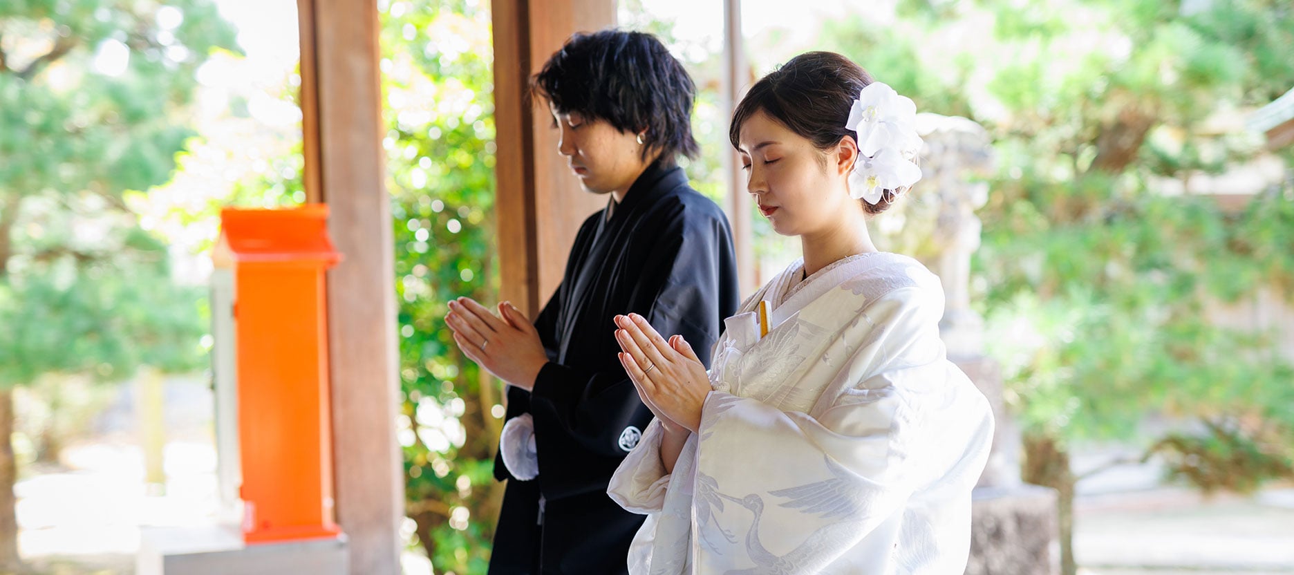 画像：松陰神社挙式プラン